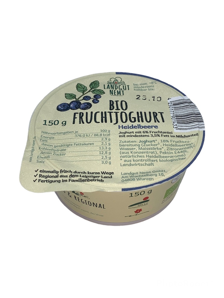 Bio-Fruchtjoghurt Heidelbeere 150g