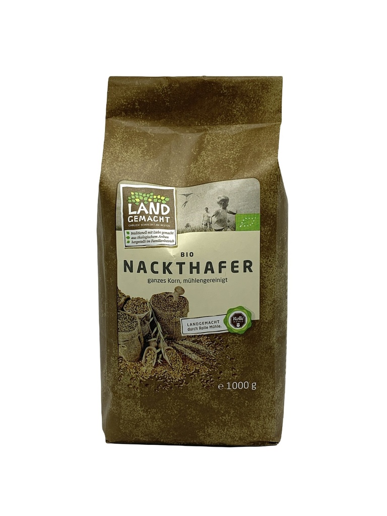 Hafer Bio ganze Körner 1kg (Rolle Mühle)