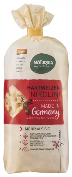 Weihnachtsnudeln Nikolini Bio 250g