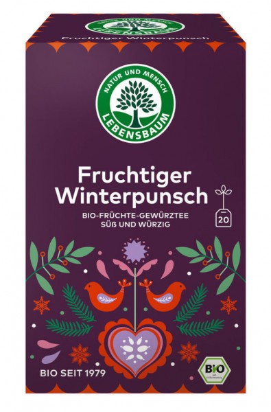 Fruchtiger Winterpunsch Tee Bio 20x2g