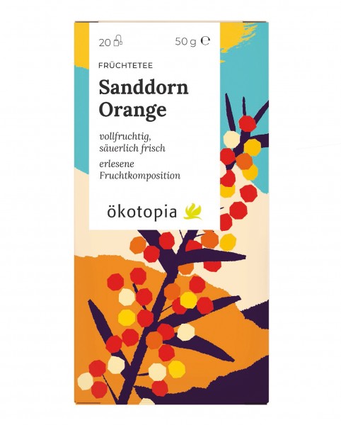 Sanddorn Orange Früchtetee Bio 20x2,5g