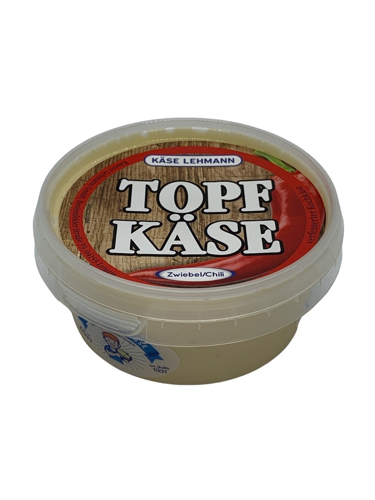 Topfkäse mit Zwiebel und Chili 150g