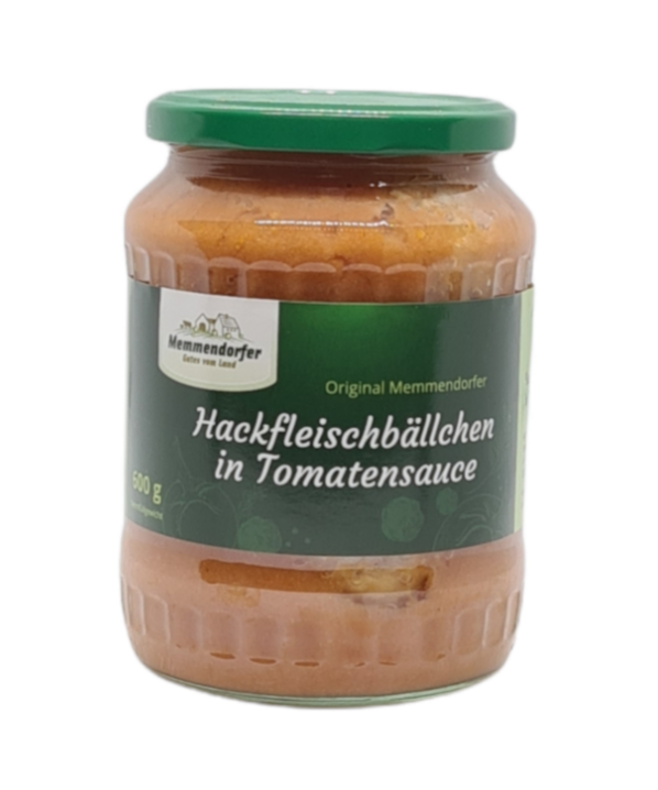 Hackbällchen in Tomatensoße 600g Memmendorf