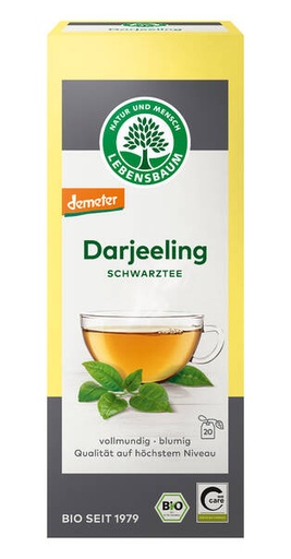 [306153] Darjeeling Schwarztee Bio 20x2g