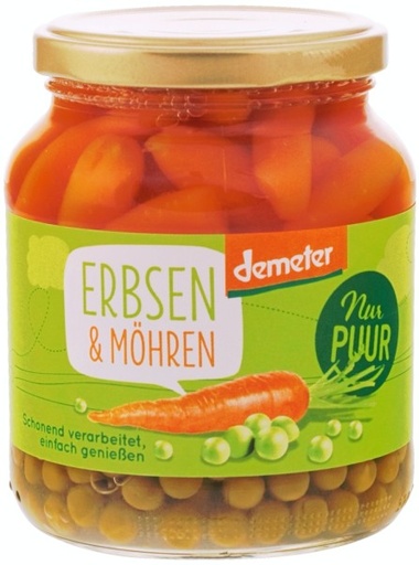 [304071] Erbsen &amp; Möhren Bio 350g